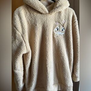 Disney Japan Bunny Ear Hood Bambi Miss Bunny Fleece sweater